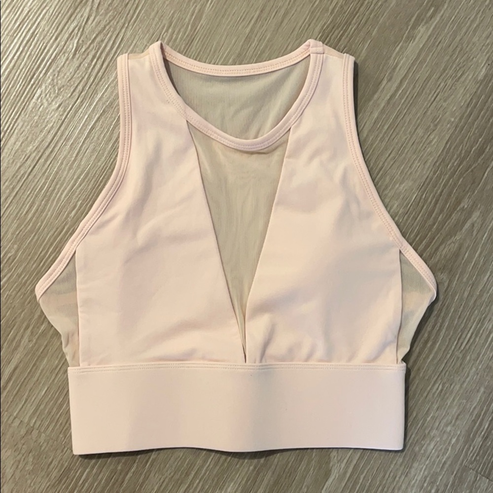 Fabletics Mesh Sports Bra Workout Top